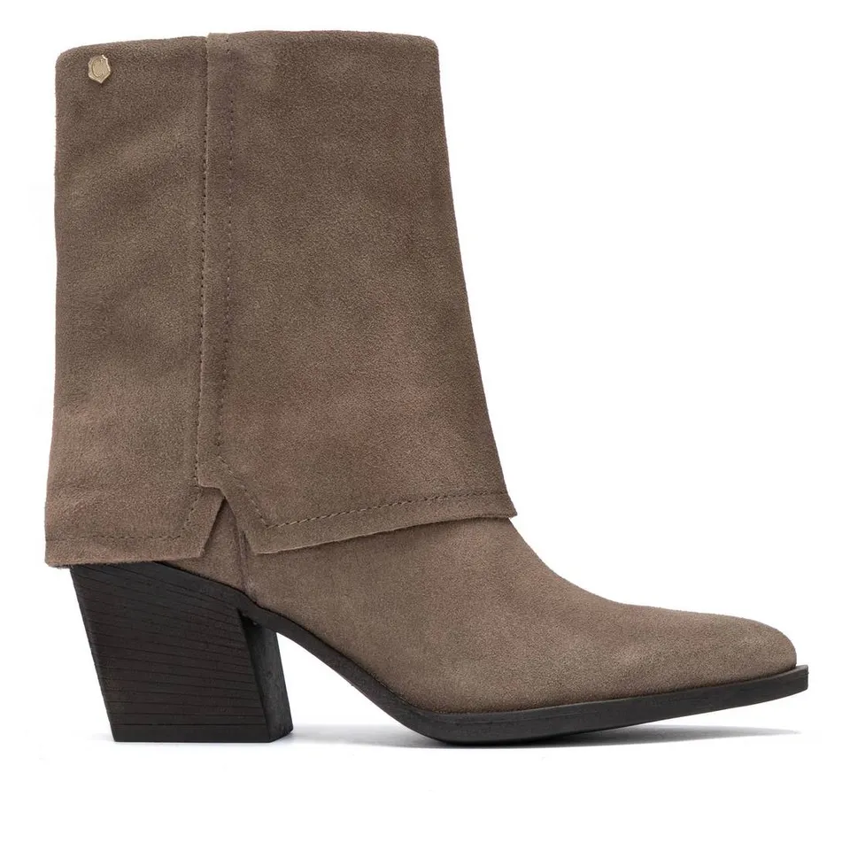 Carmela 16433502 bottines cuir marron talon moyen