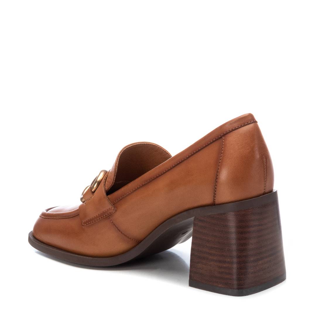 CARMELA 16112702 mocassin marron cuir talon 7 cm