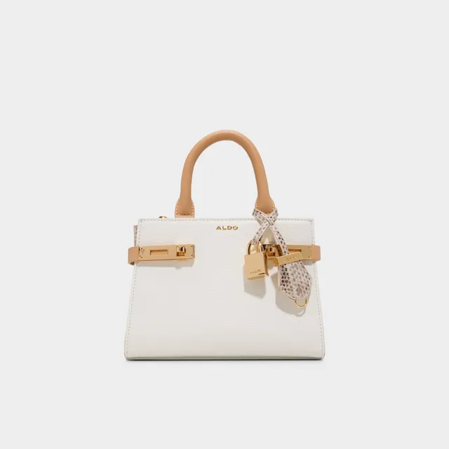 ALDO Lisbonne sac à main cuir beige bandoulière