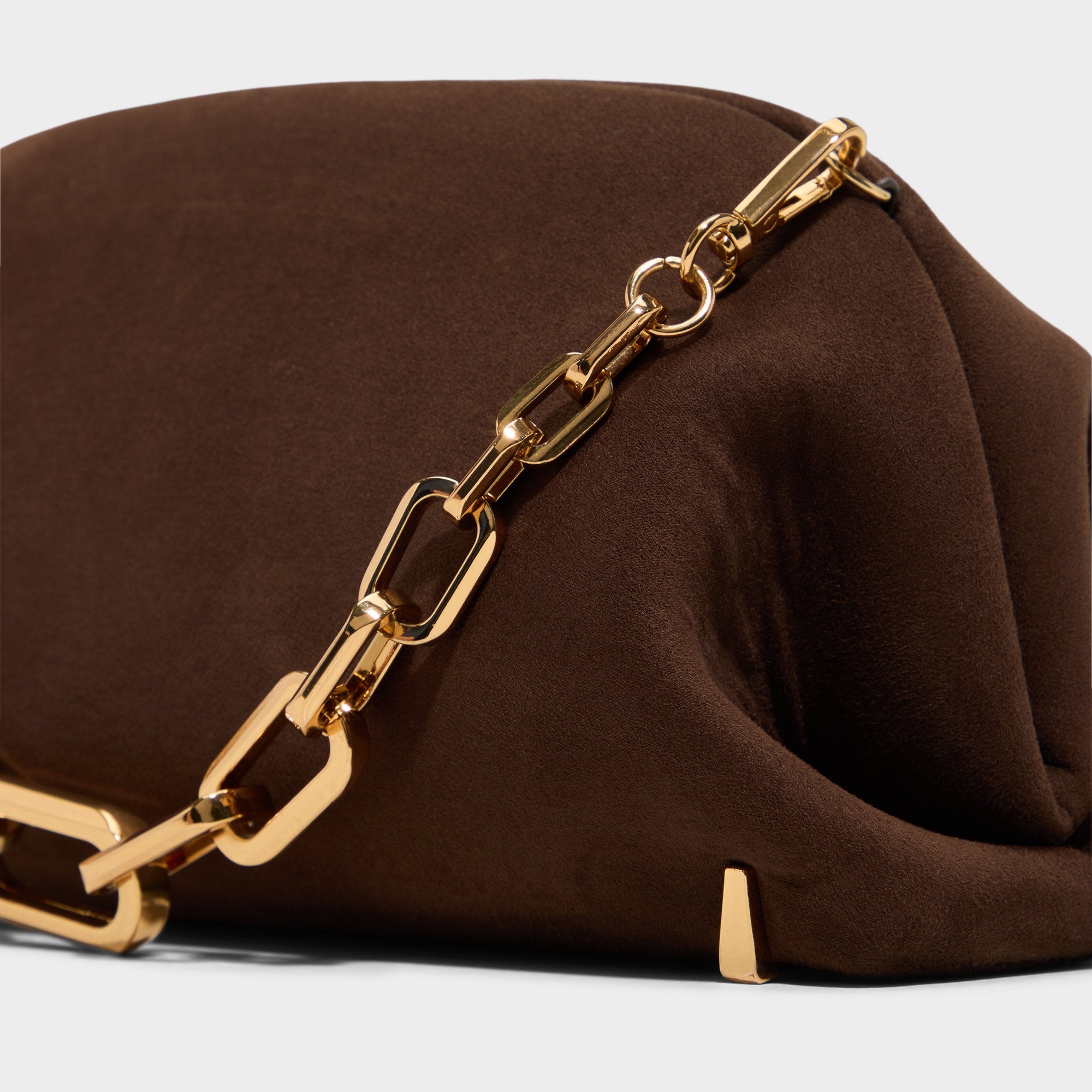 ALDO The 9-to-9 Bag sac épaule marron chaîne