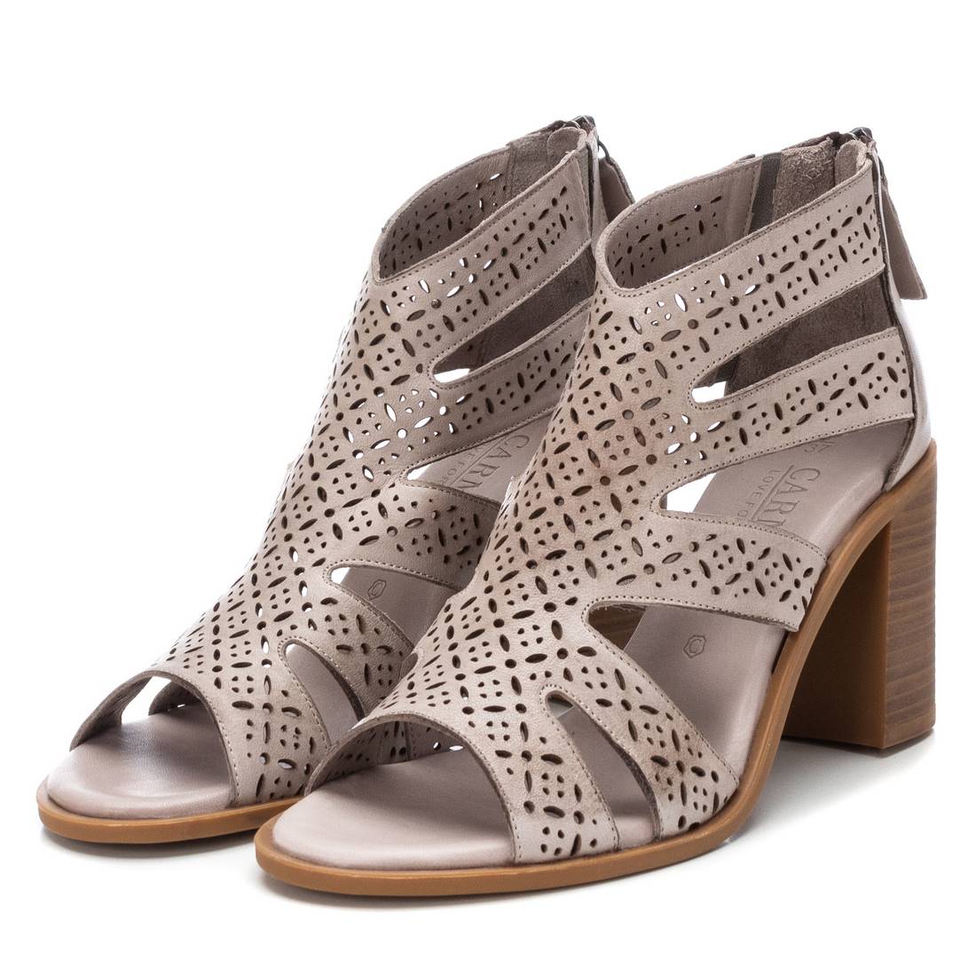 Carmela 16069403 sandale cuir blanc talon 9 cm