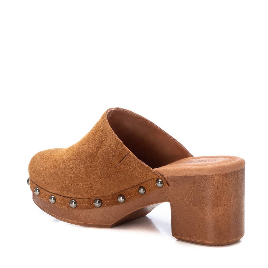 Carmela 16046101 sabot femme marron daim talon 7 cm