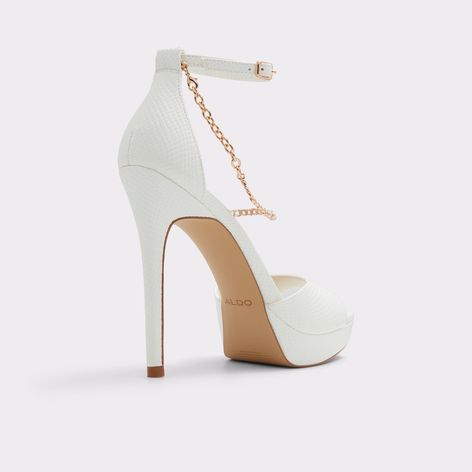 ALDO Prisilla escarpins nude chaîne talon