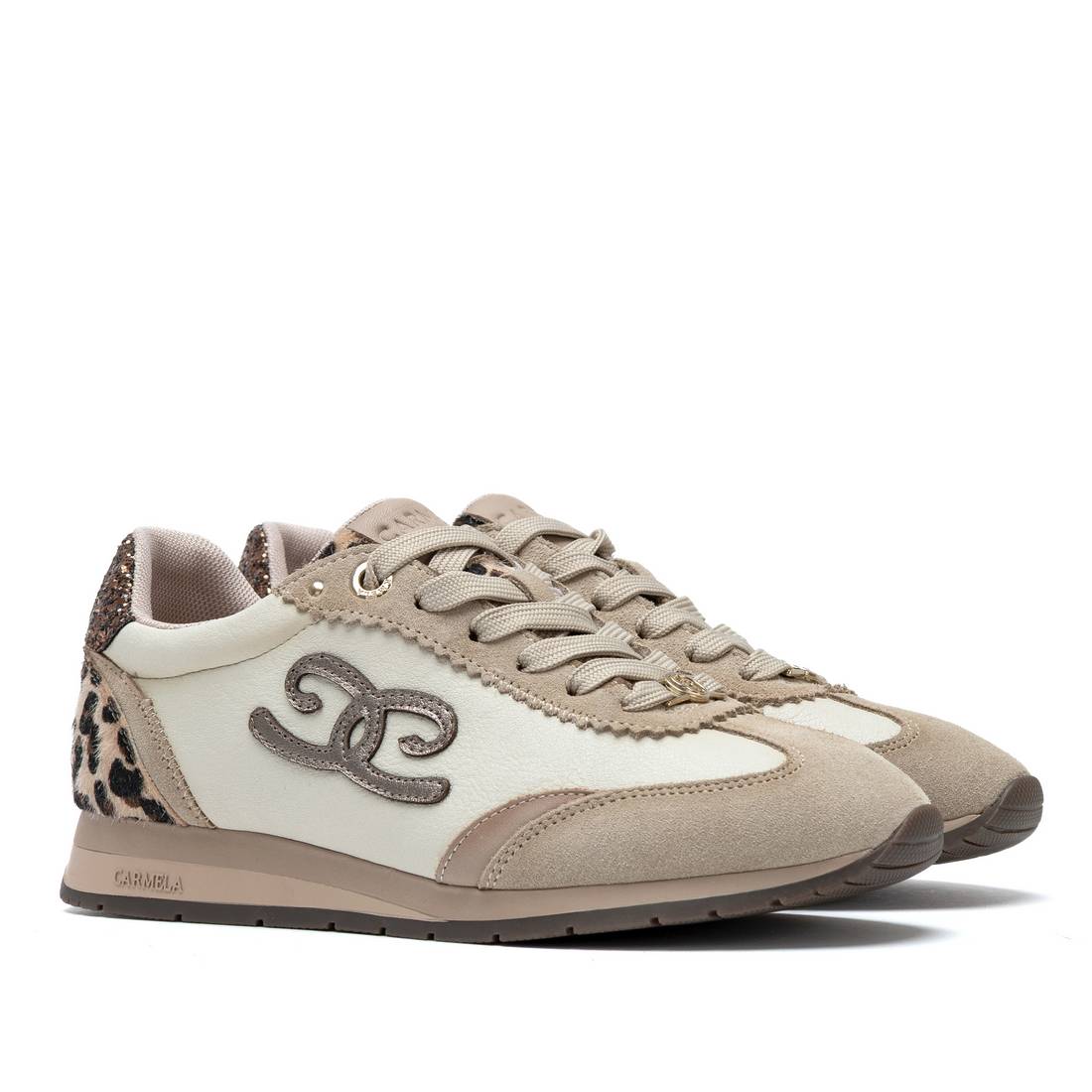 Carmela 16423402 basket femme beige synthétique