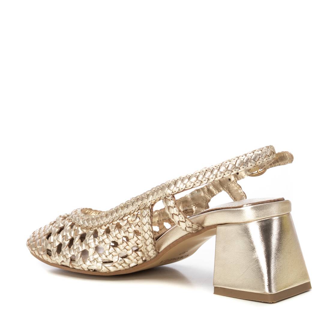 Carmela 16232006 chaussure talon cuir doré ajouré