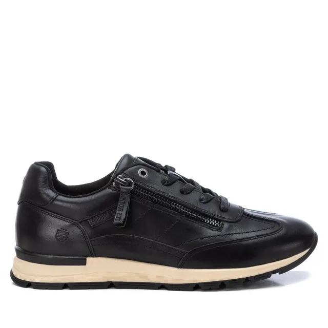 Carmela 16201602 chaussure homme cuir noir zip
