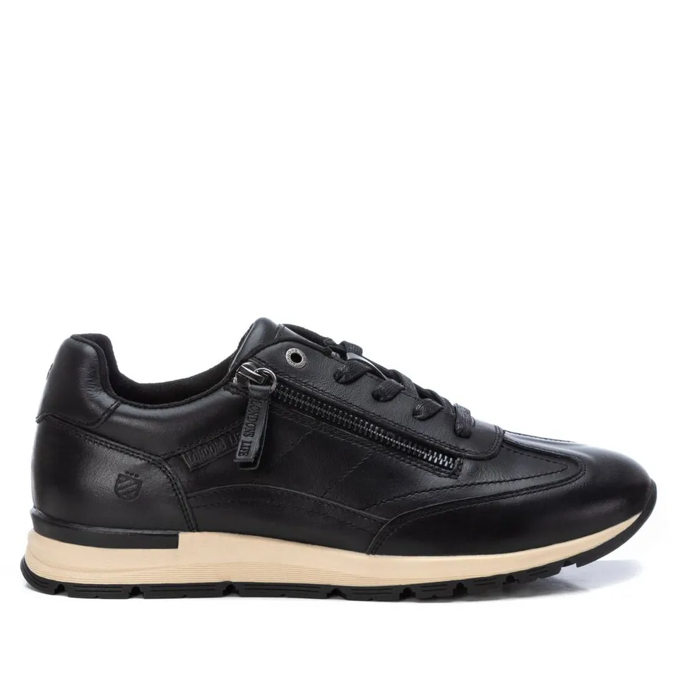 Carmela 16201602 chaussure homme cuir noir zip