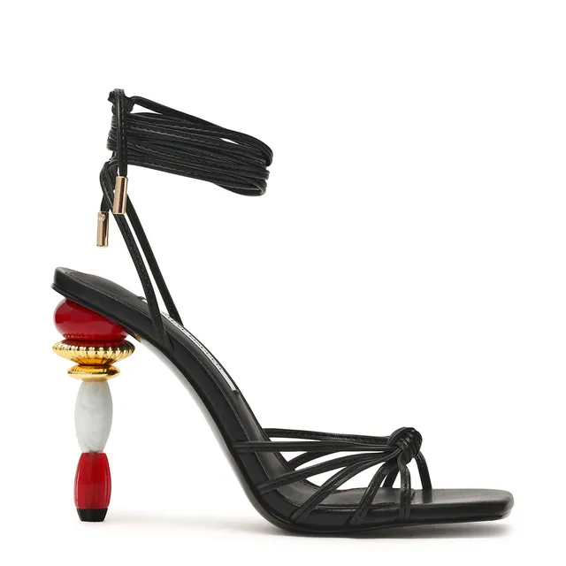 Steve Madden Solena sandale à talon noir 8 cm