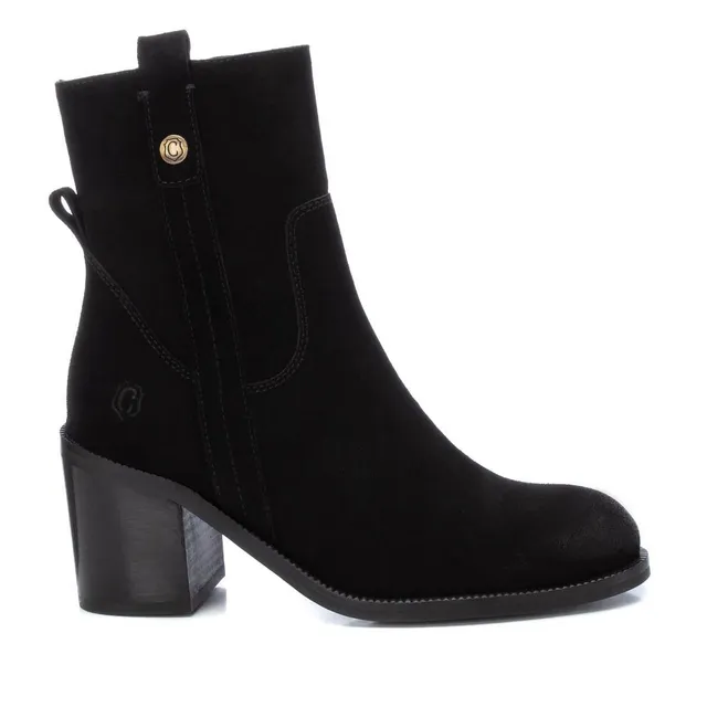 Carmela 16093701 bottines cuir noir talon 7 cm