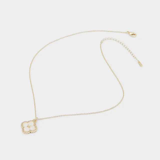 ALDO Broisa collier fleur zircon doré