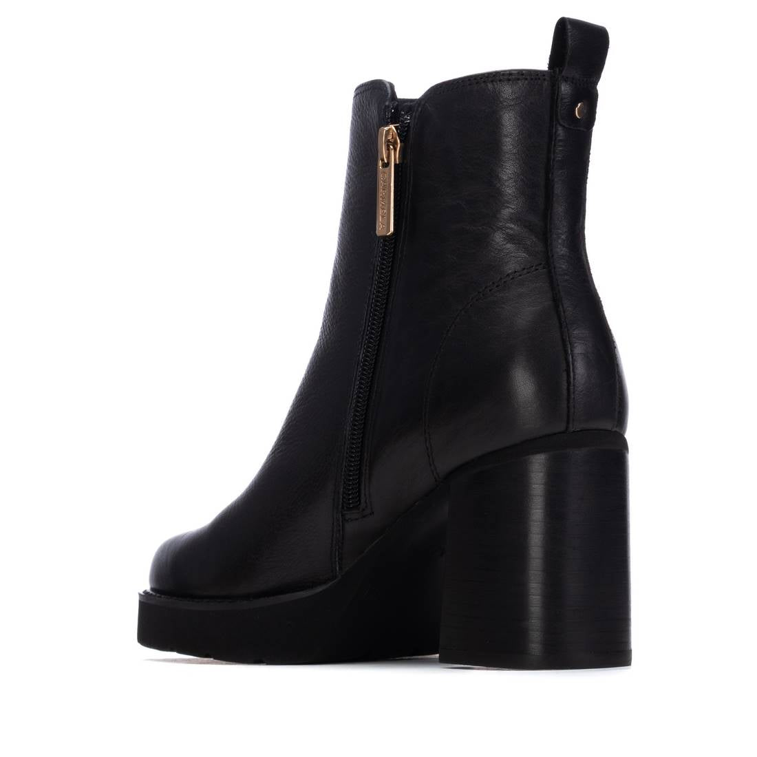 Carmela 16260203 bottines femme cuir noir talon haut