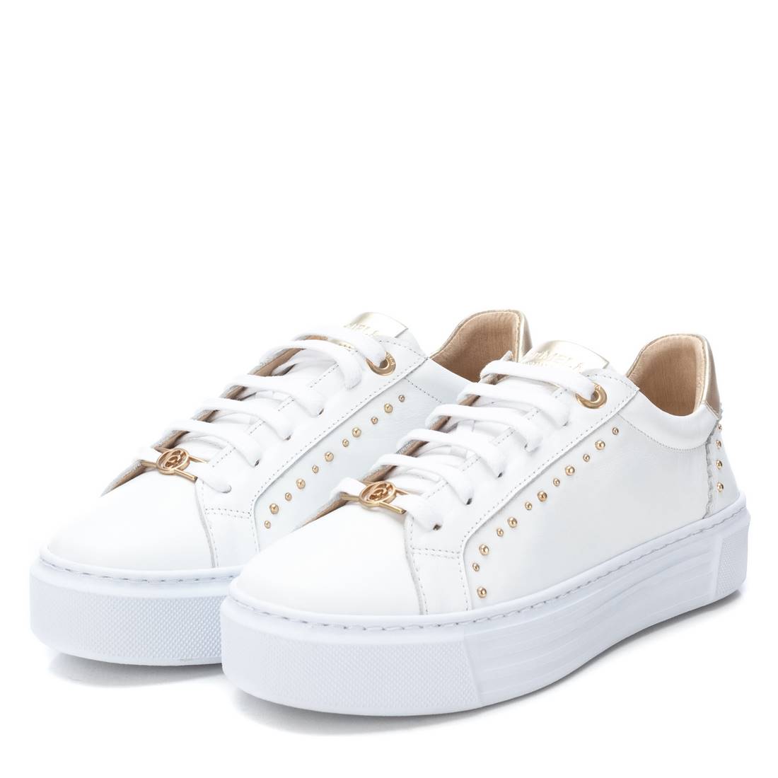 Carmela 16176202 basket femme cuir blanc lacets