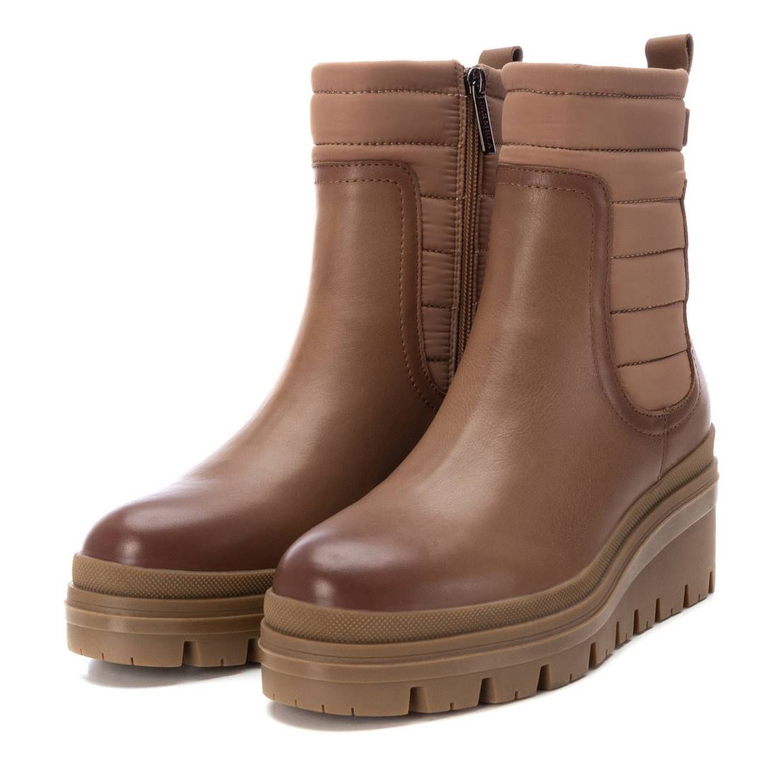 Carmela 16032603 bottine cuir marron plateforme 5 cm