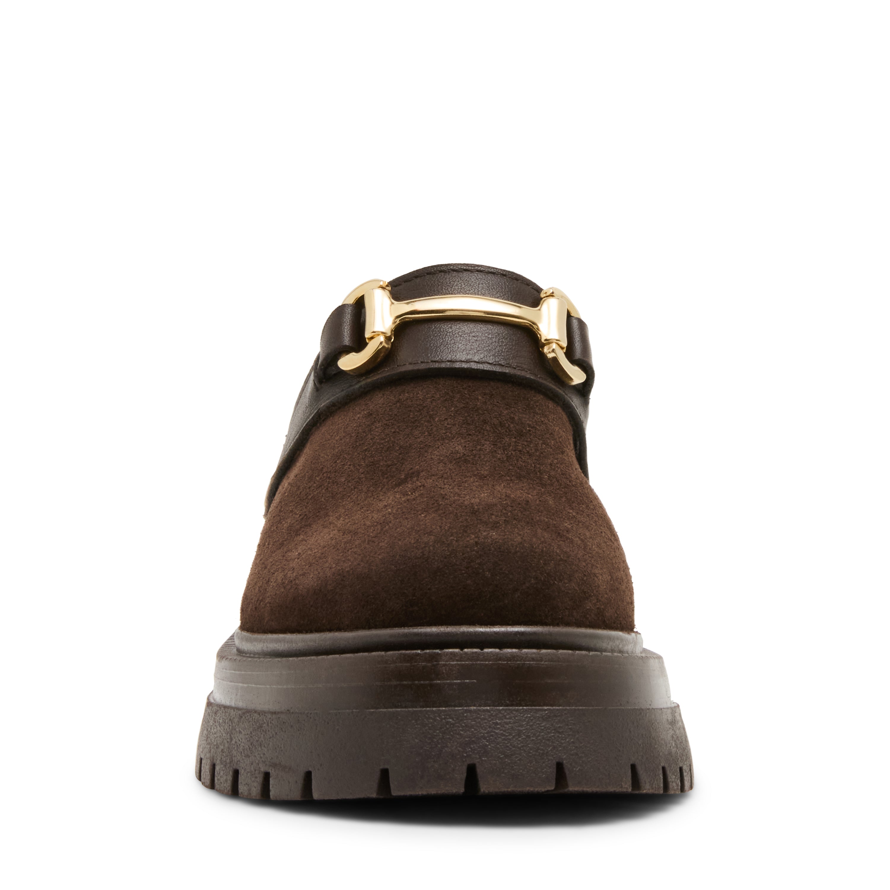 Steve Madden Erba mules sabots daim marron talon 4 cm