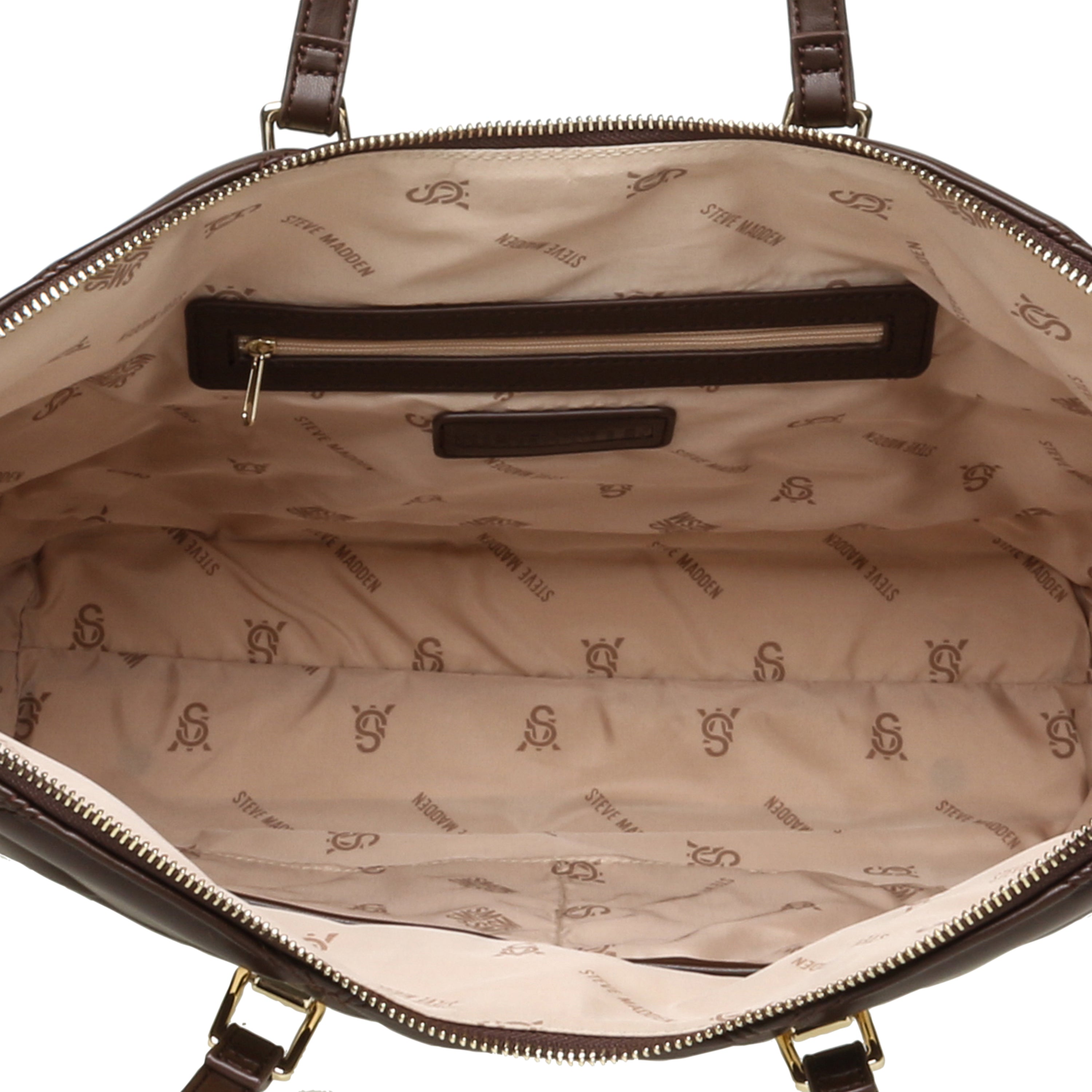 Steve Madden Bvuse sac cabas marron choc/gld synthétique