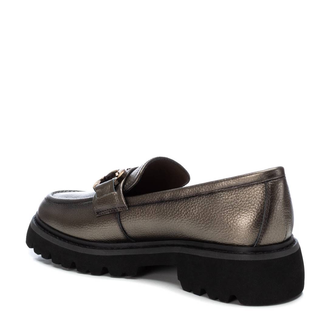 Carmela 16199101 mocassin femme gris cuir véritable