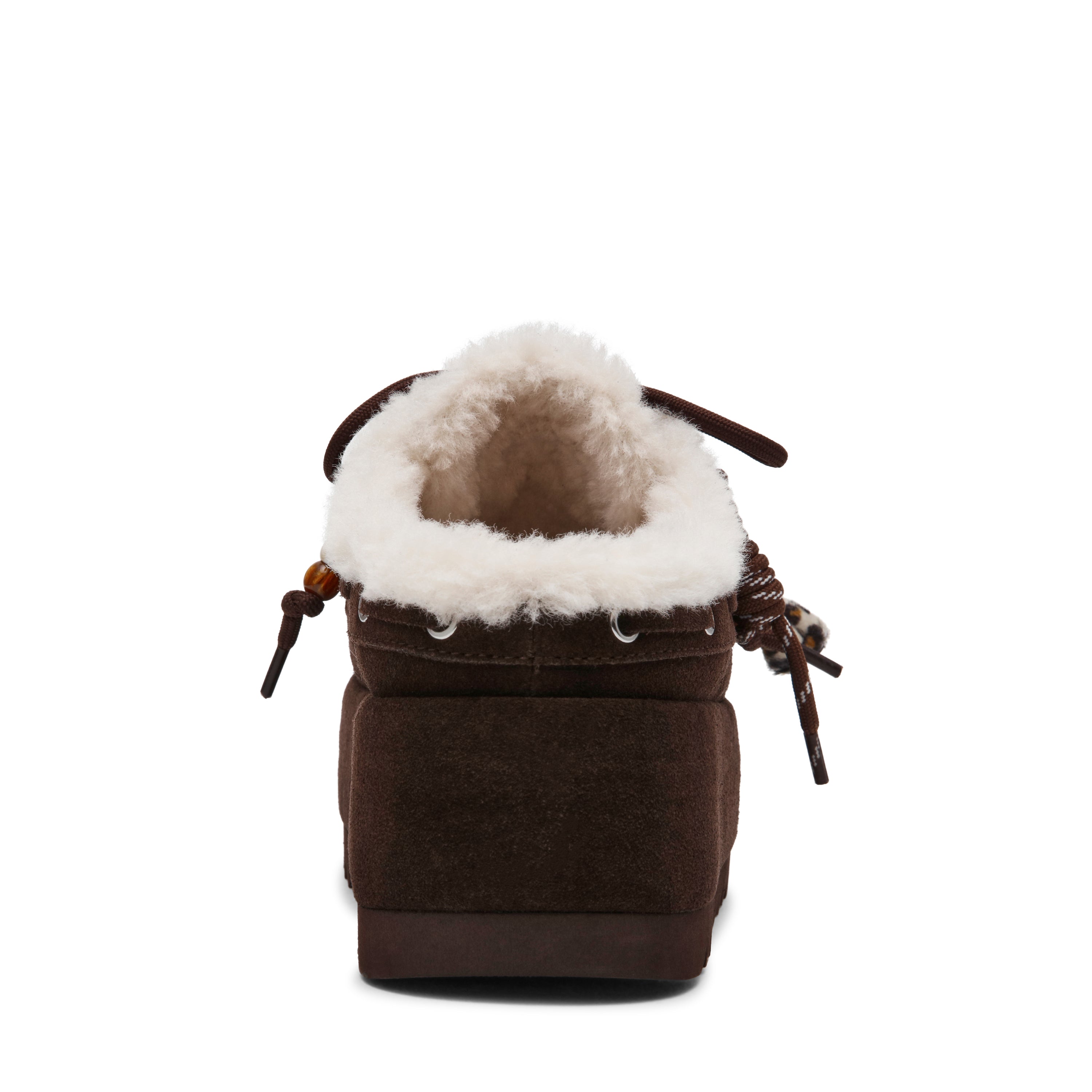 Steve Madden Cuddly mules marron suède plateforme