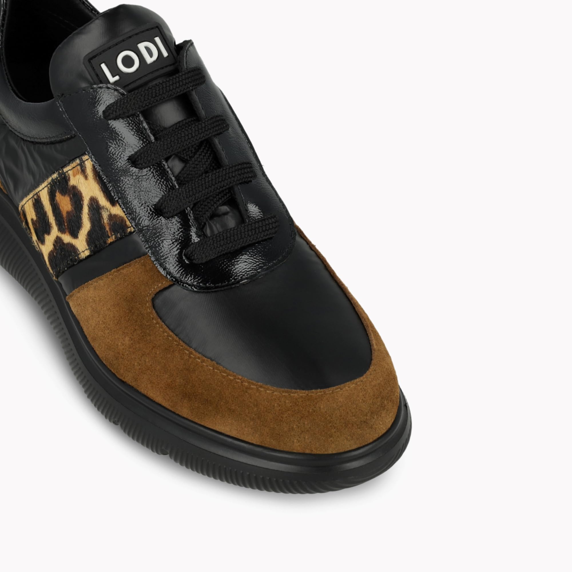LODI A-RUT5549 escarpins noirs cuir talon confort
