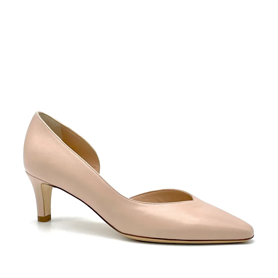 ELATA 10166-3 escarpins cuir nude talon 5,5 cm
