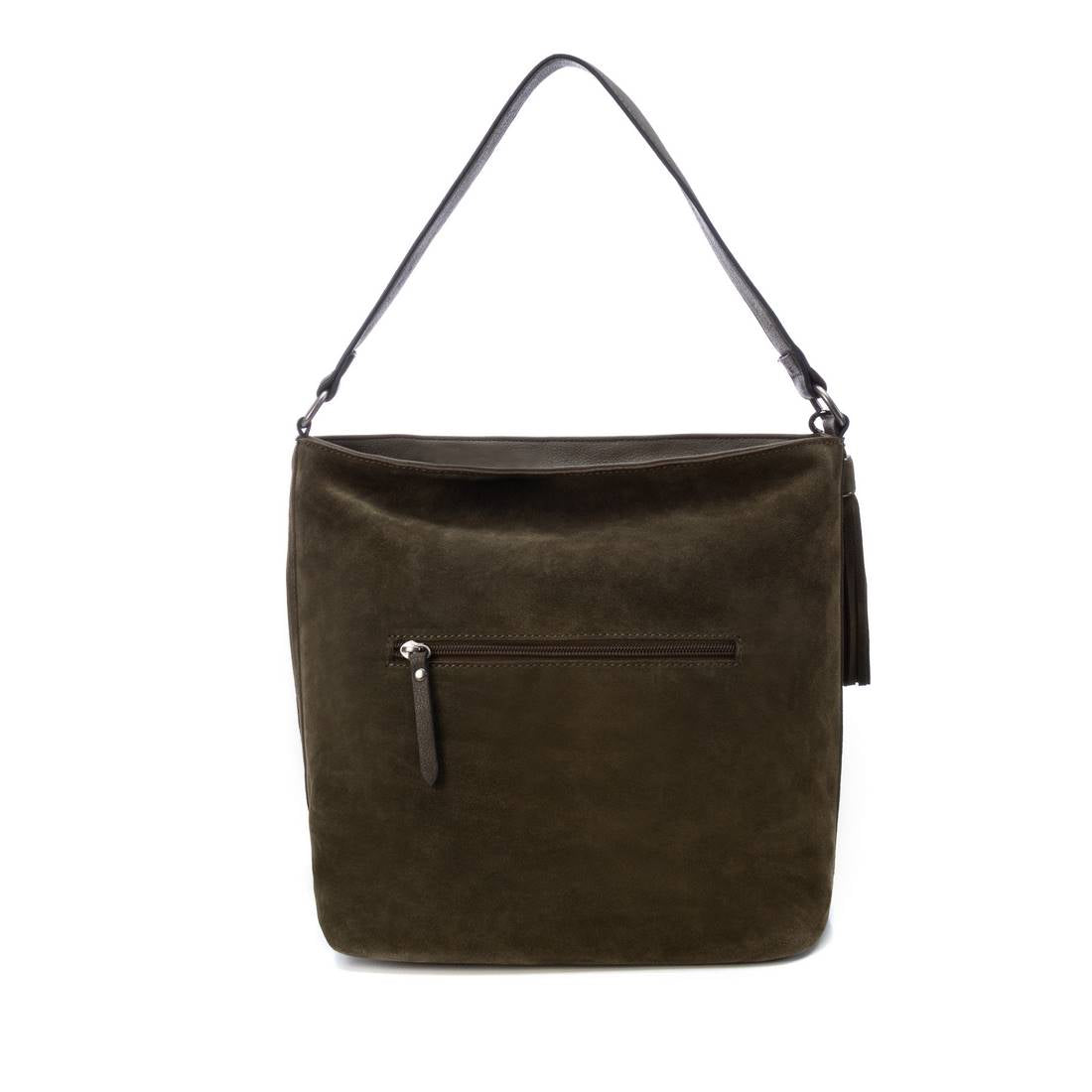 Carmela 18600803 sac vert suede a franges