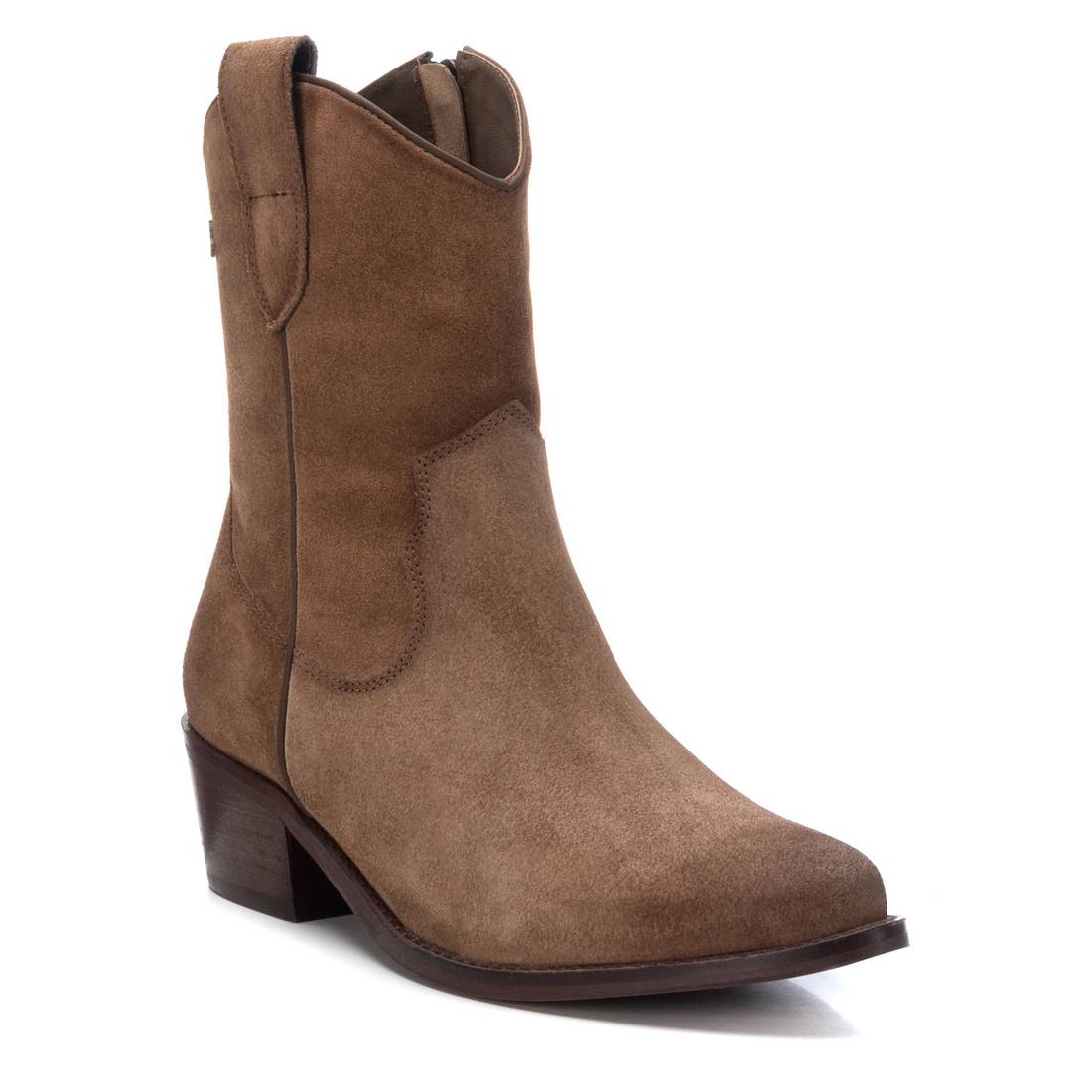 Carmela 16102203 bottine cowboy cuir marron 5 cm