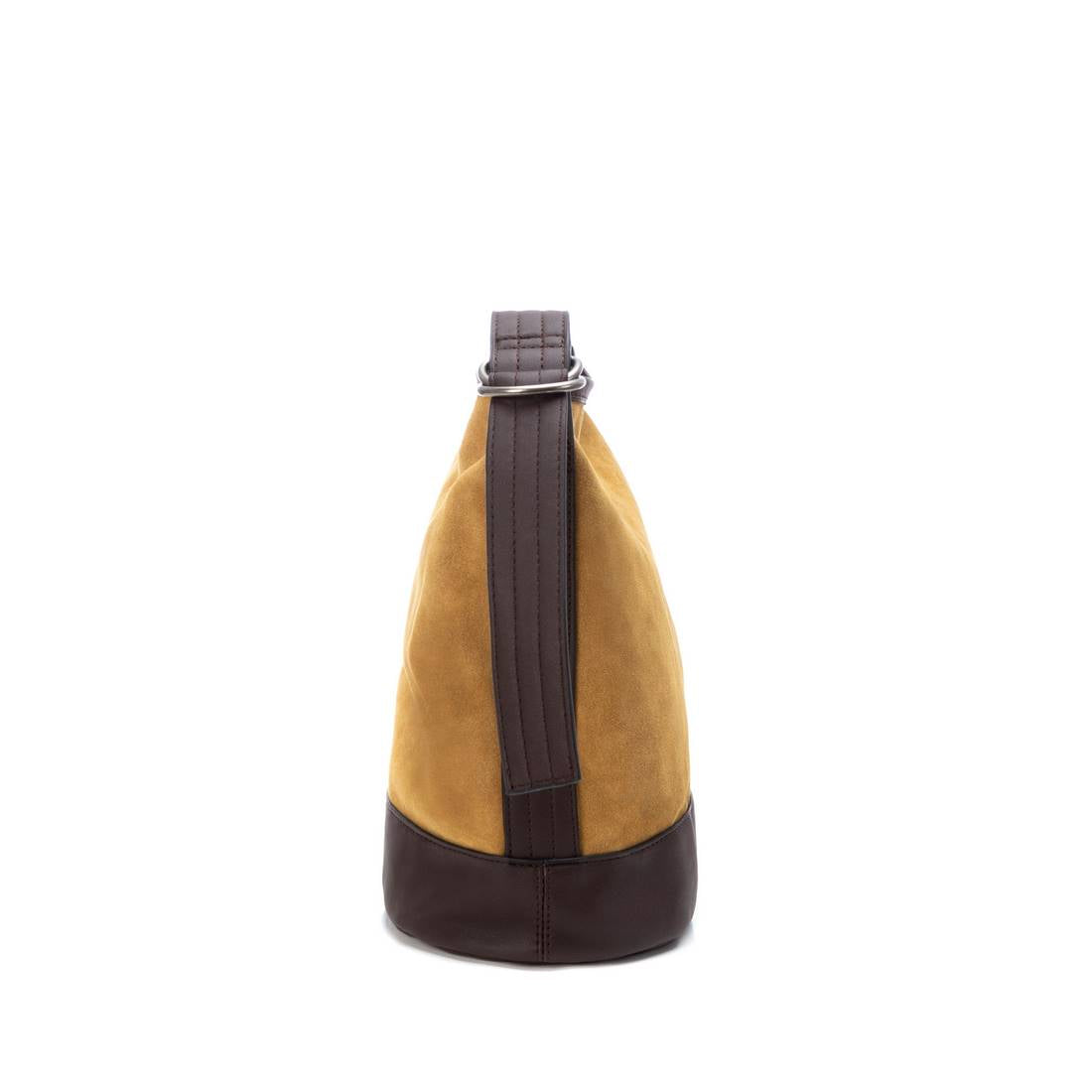 Carmela 18601602 sac bandoulière jaune cuir suède