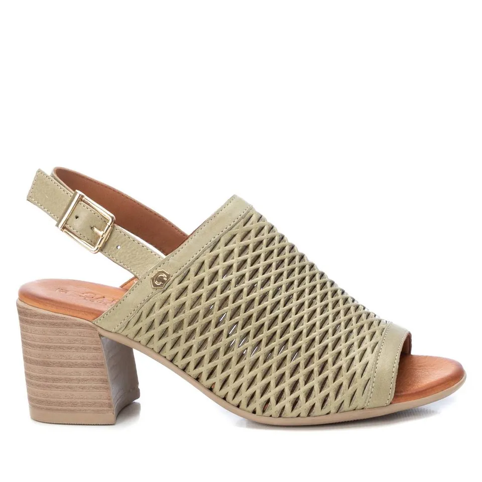 Carmela 16083704 sandales cuir vert talon 8 cm