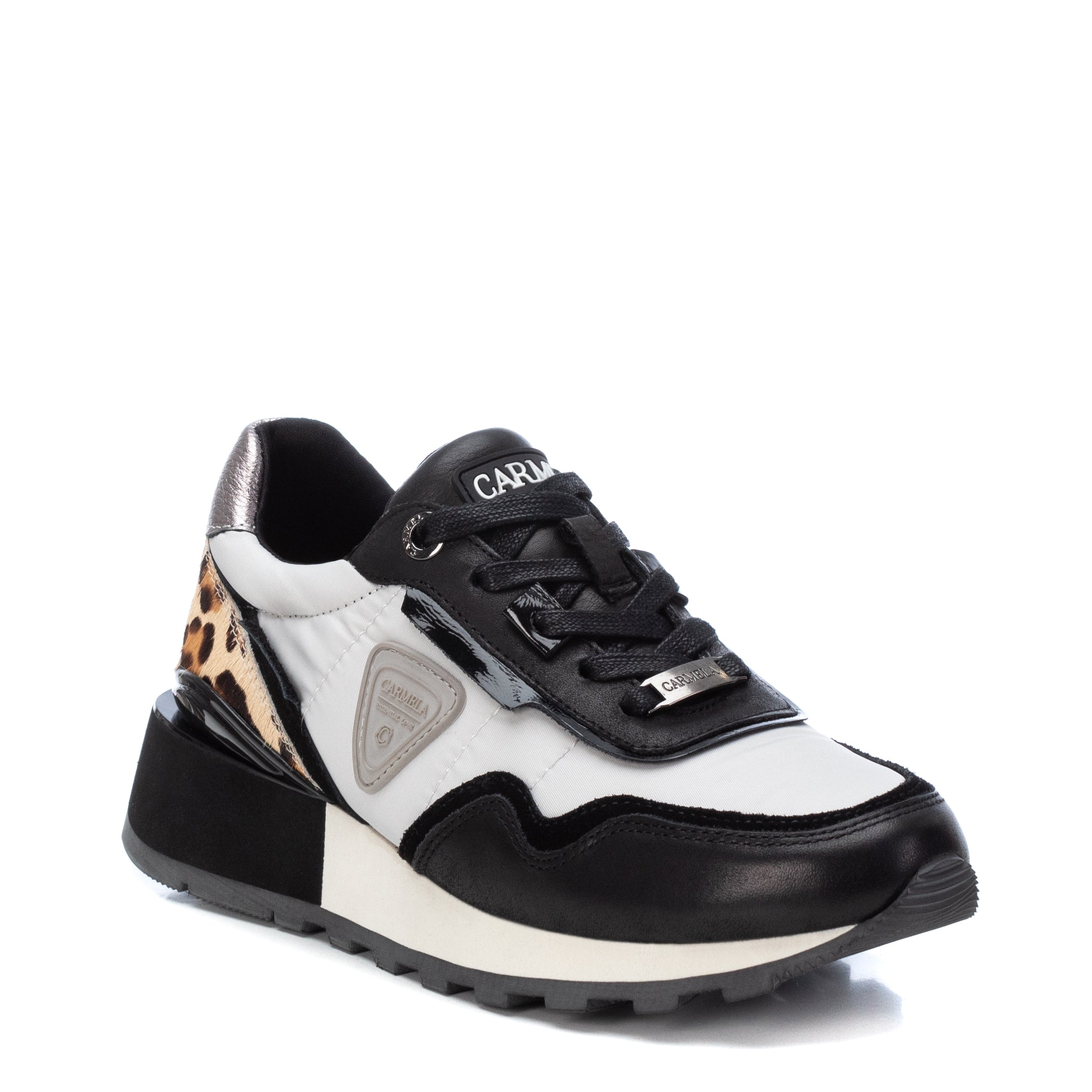 Carmela 16013702 sneakers femme blanc textile imprimé