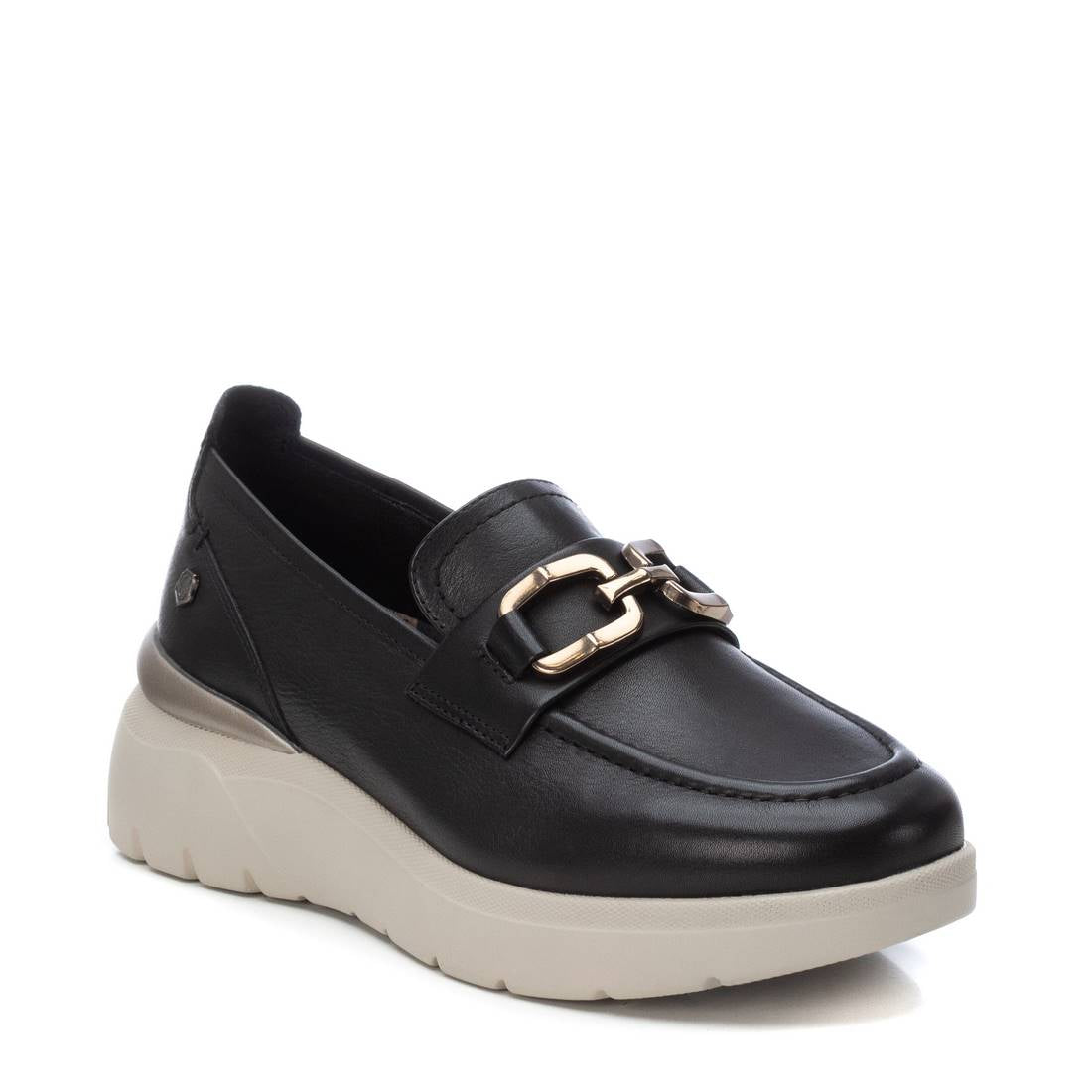 Carmela 16183701 mocassins cuir noir semelle sport
