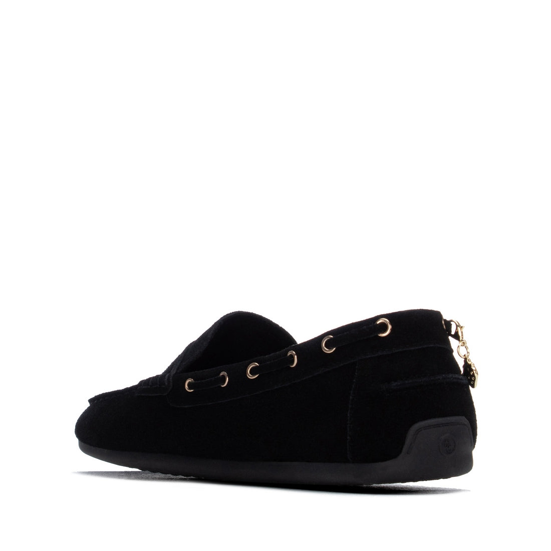Carmela 16414703 mocassin femme noir cuir souple