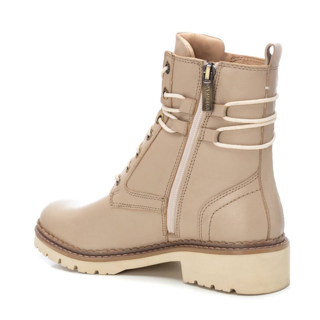 Carmela 16102803 bottine cuir marron talon bas