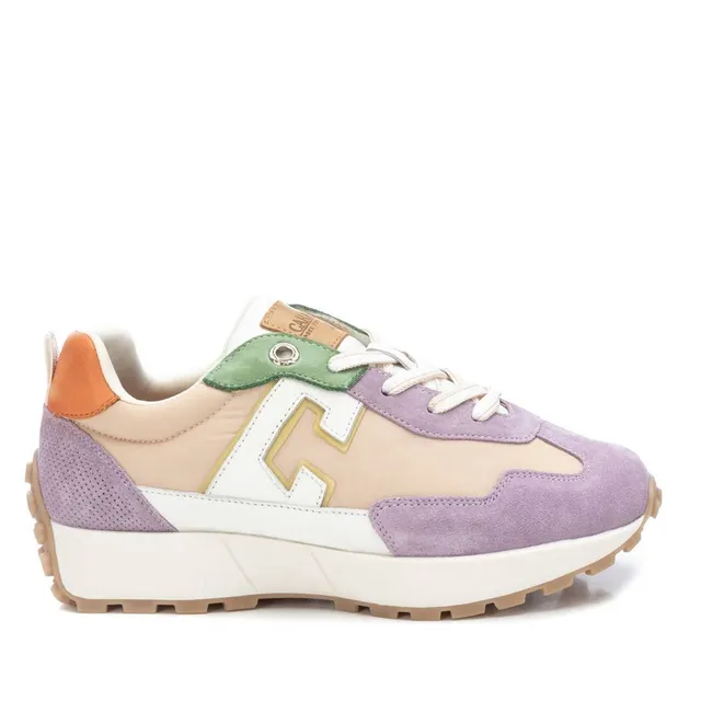 Carmela 16066406 baskets cuir violet pastel