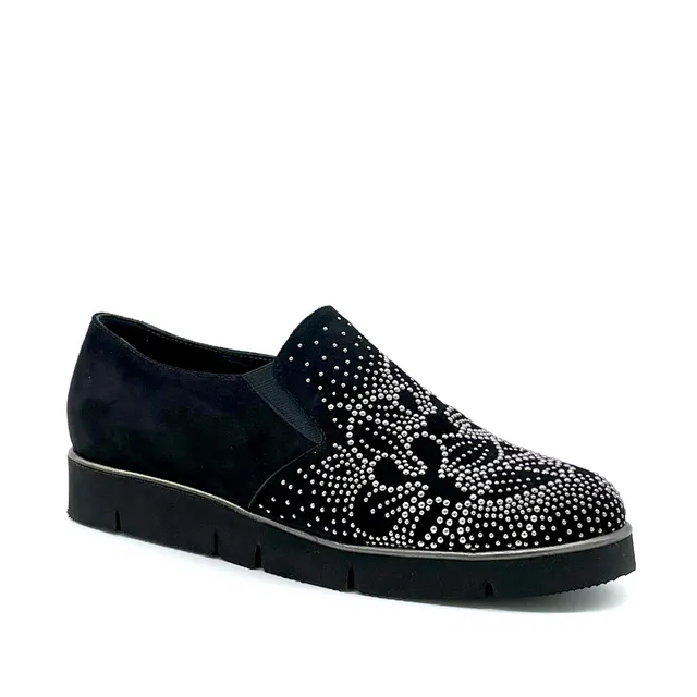Elata 59530 slip-on noir talon 3 cm