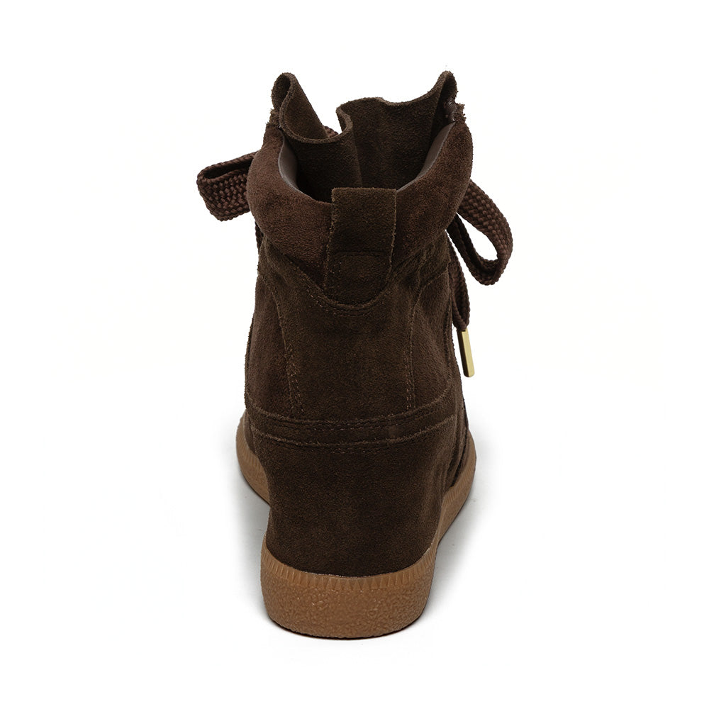 Steve Madden Mables baskets daim marron compensé 2,5 cm