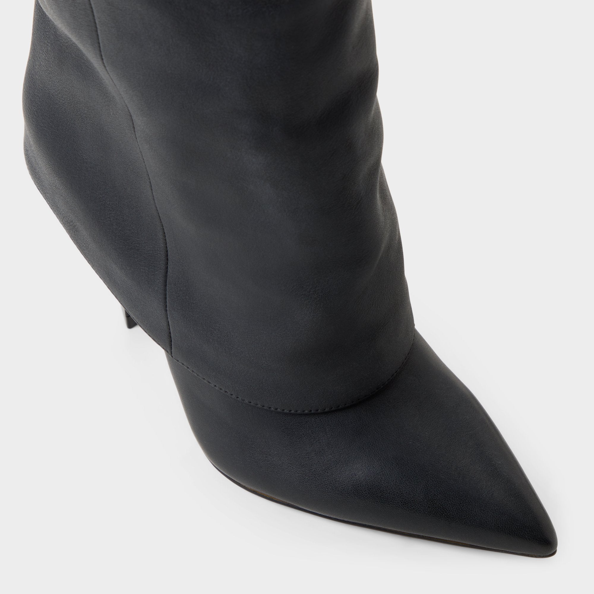 ALDO Lenoria-WC bottes hautes noires mollet large