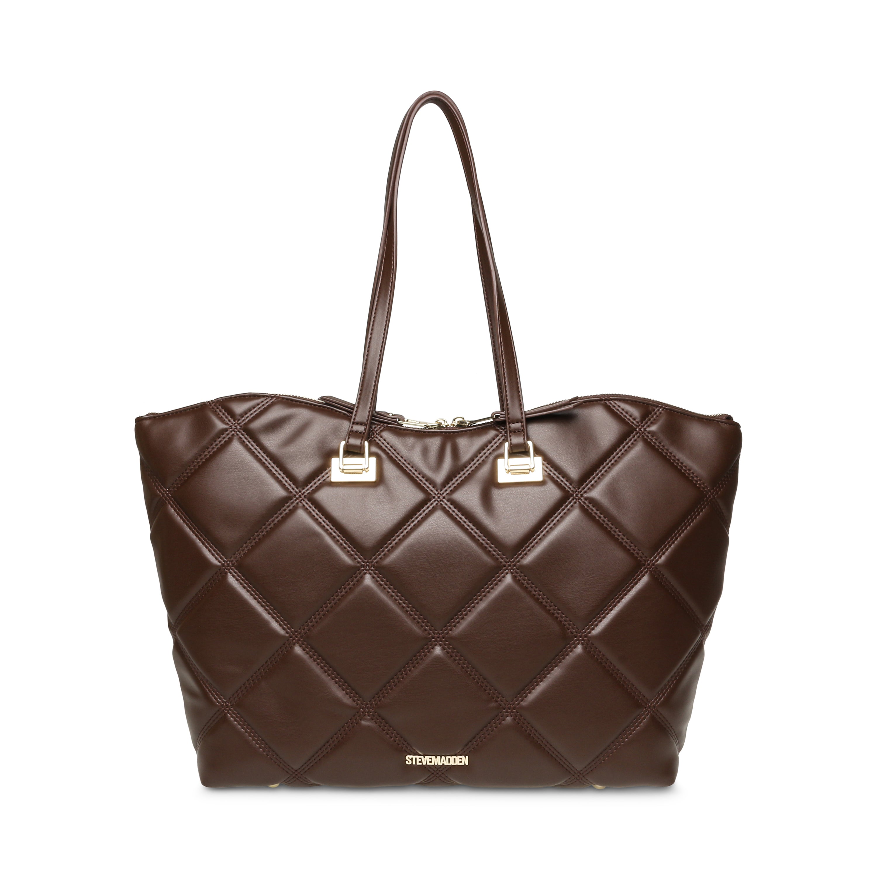 Steve Madden Bvuse sac cabas marron choc/gld synthétique