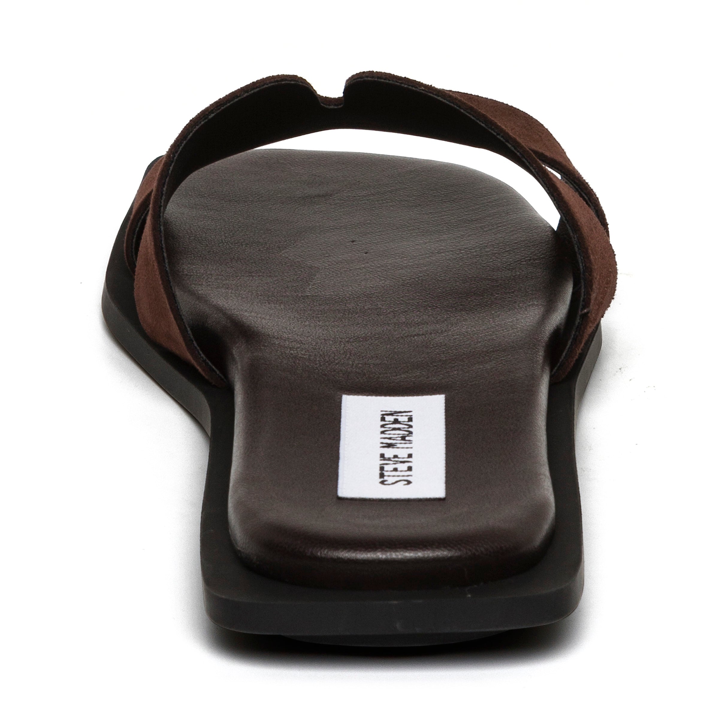 Steve Madden Sofia Slide mules suède marron foncé