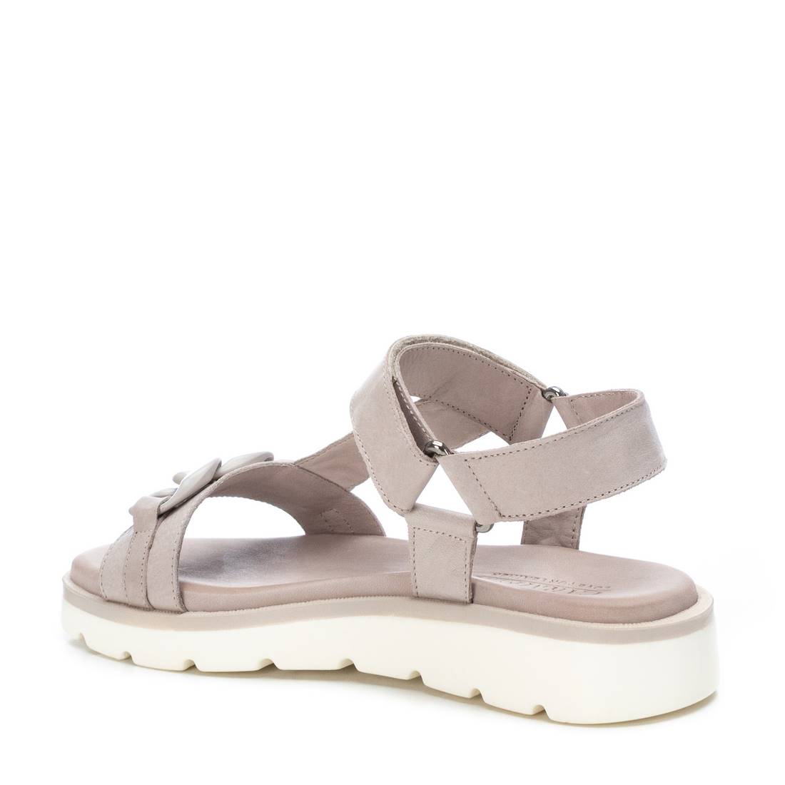 Carmela 16073901 sandales femme blanc cuir chaîne