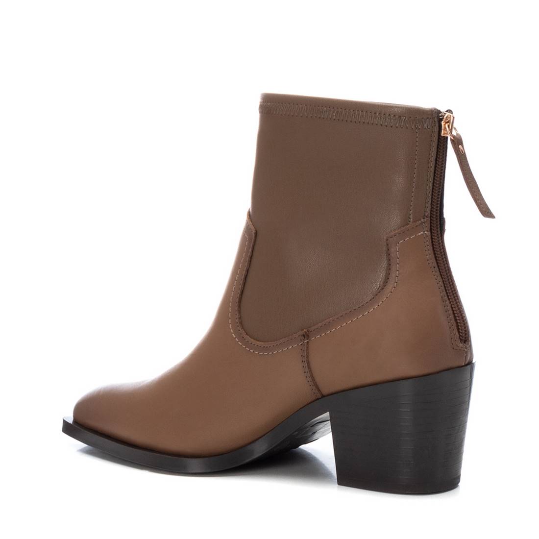 Carmela 16123003 bottines cuir marron talon moyen