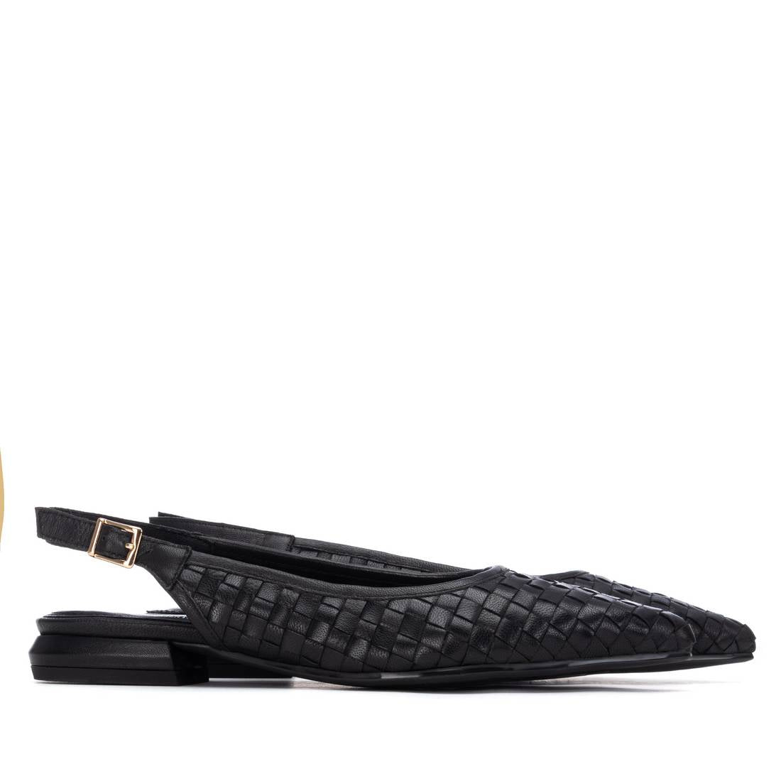 Carmela 16317604 sandale cuir noir petit talon
