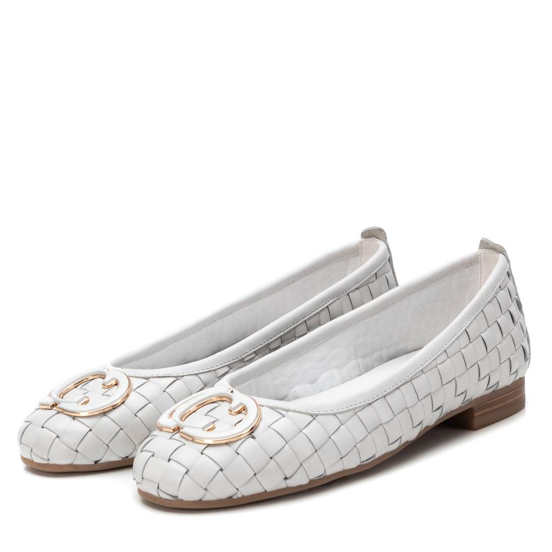 Carmela 16216904 ballerine cuir blanc