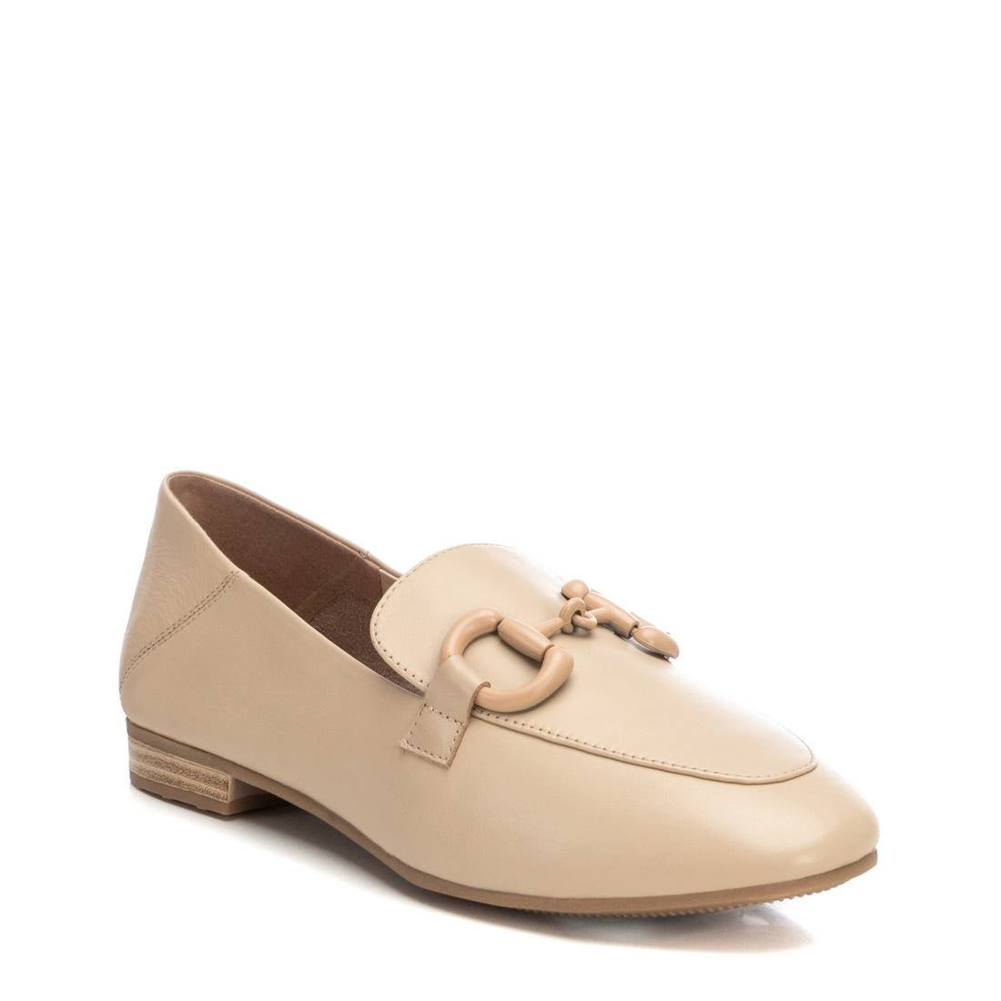 Carmela 16151503 mocassin cuir marron plat