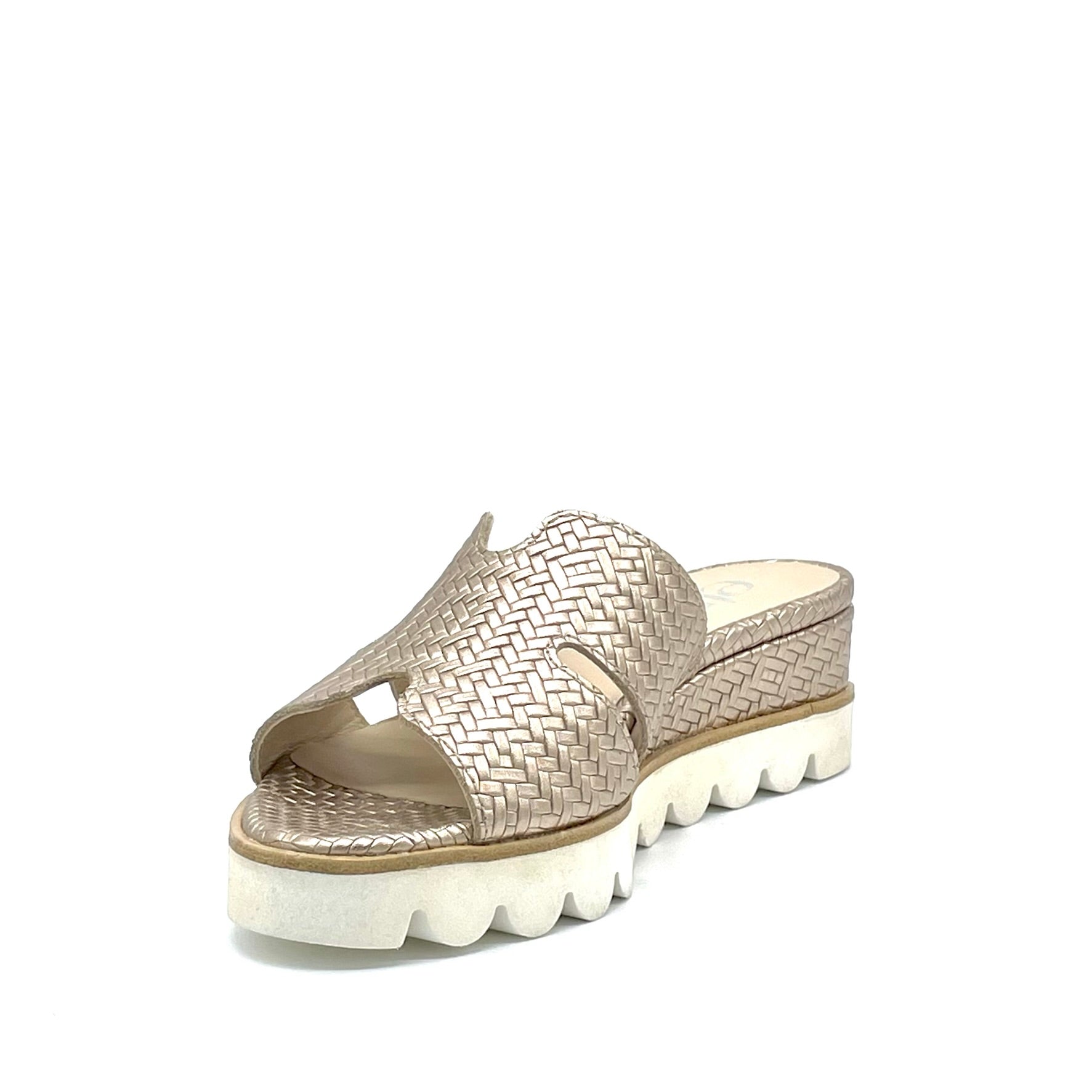 ELATA 15179 mules cuir ostrica talon 5 cm