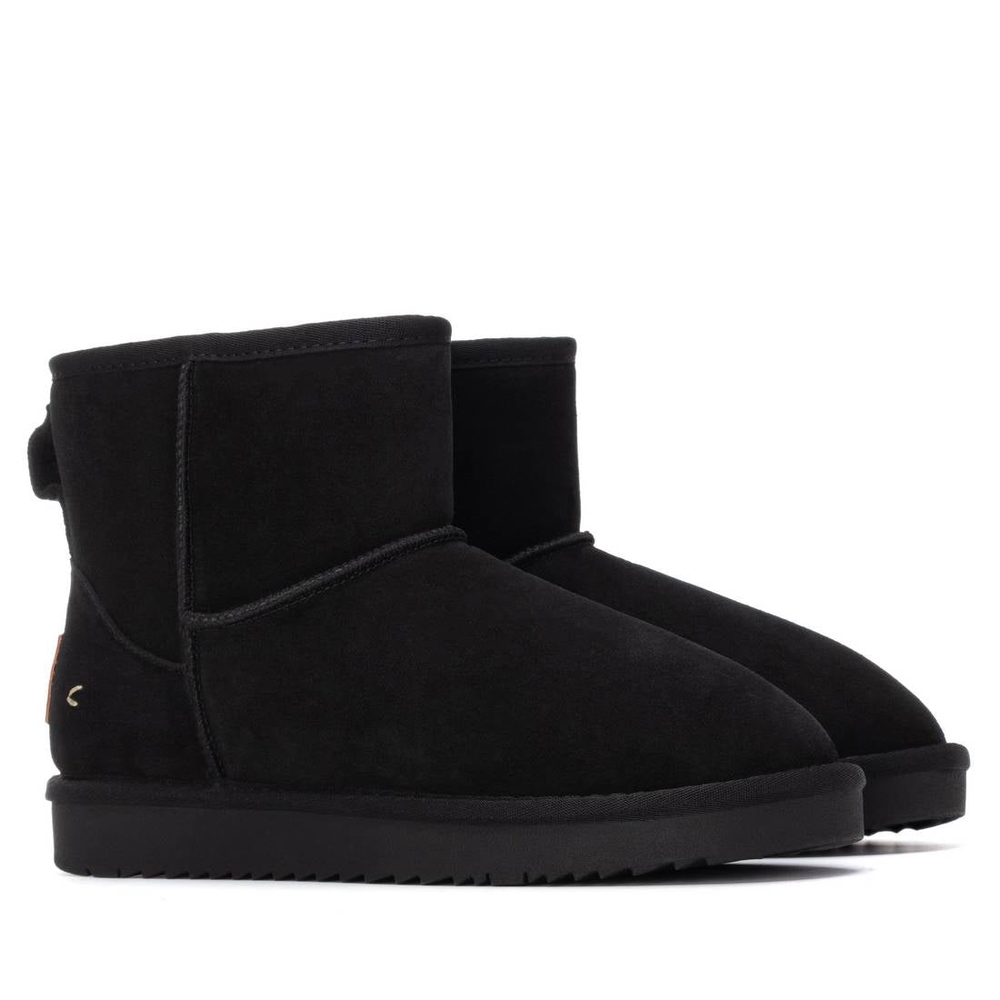 Carmela 16263401 bottines femme noir fourrées cuir