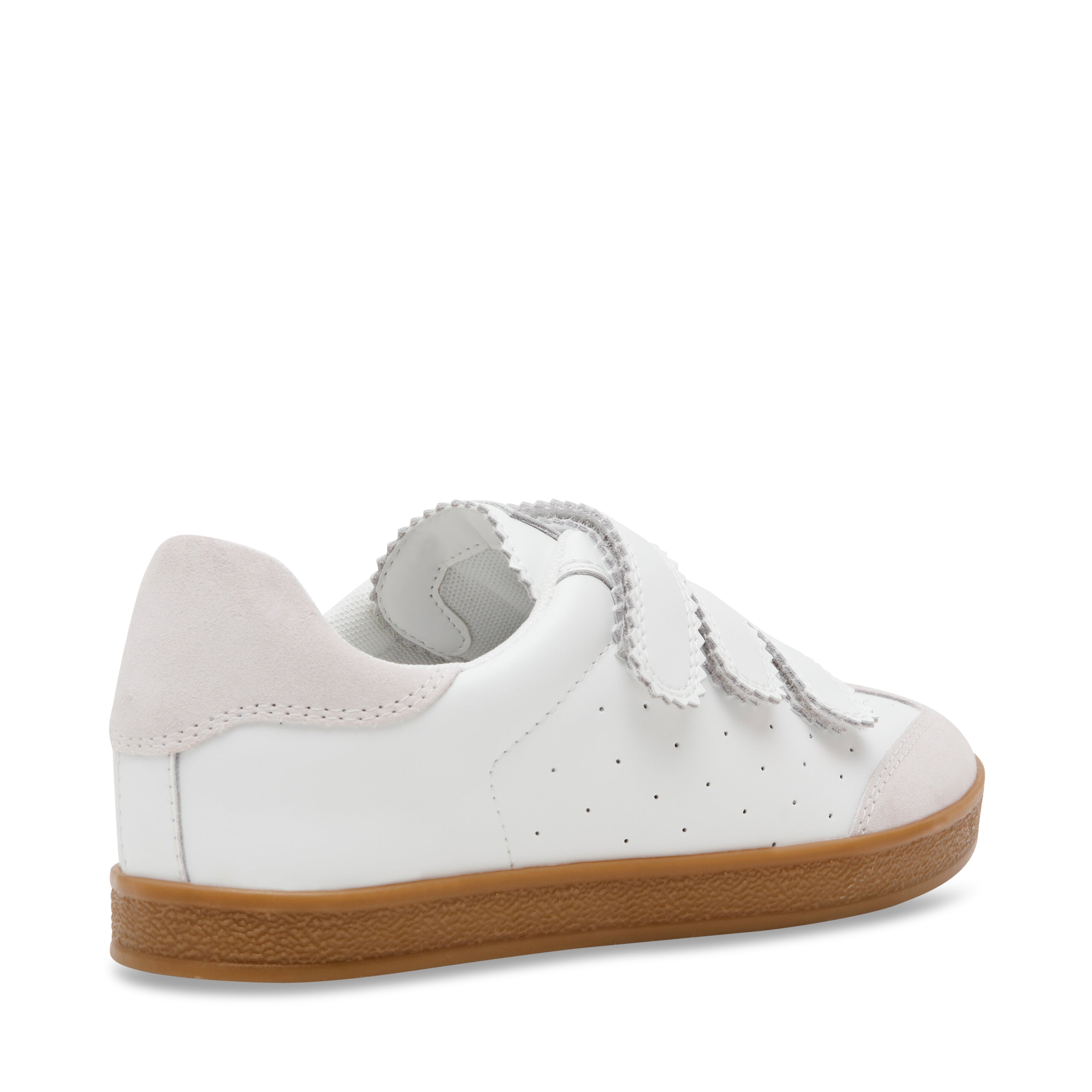 Steve Madden Daybreak baskets blanc cuir velcro
