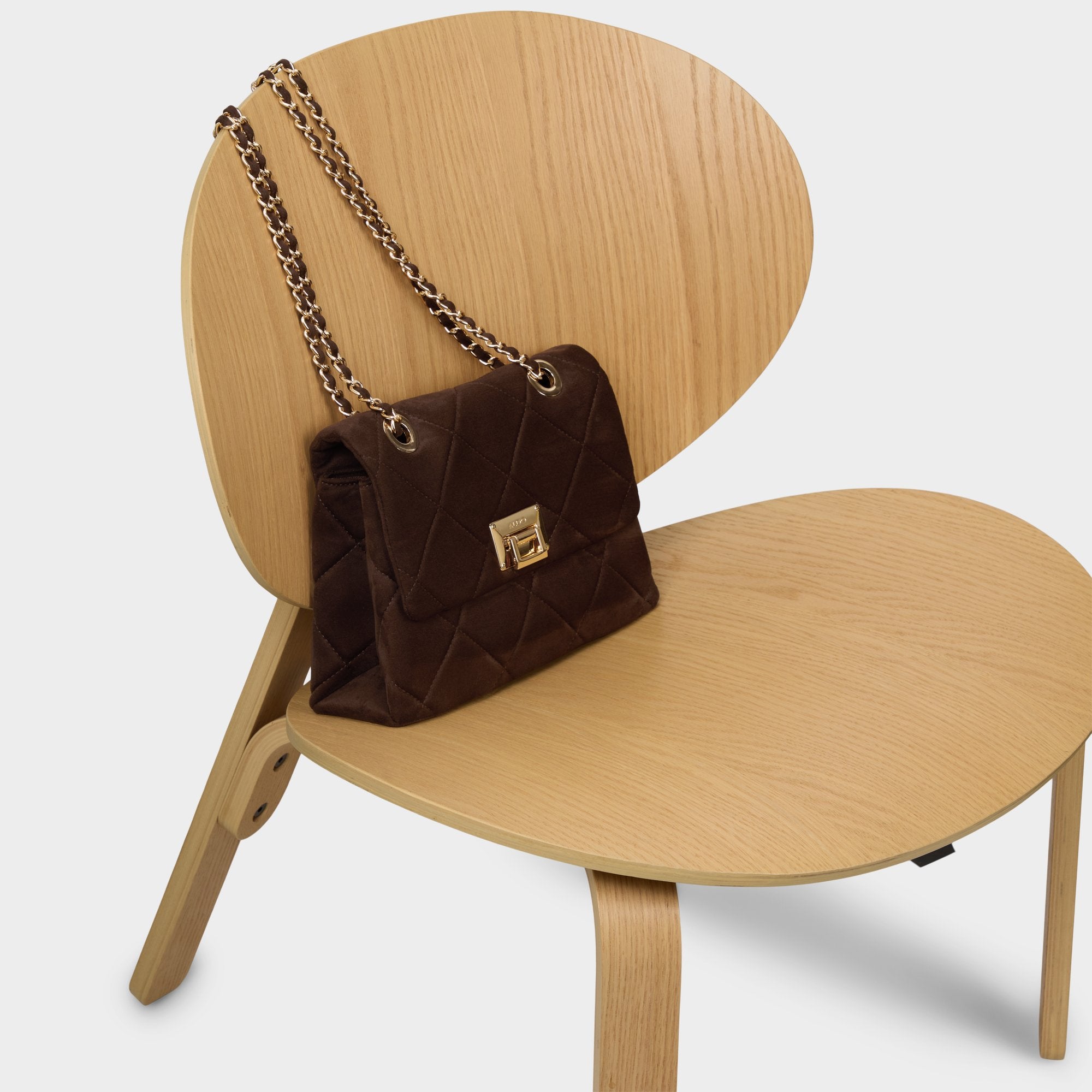 ALDO Goldenshinerr sac bandoulière marron