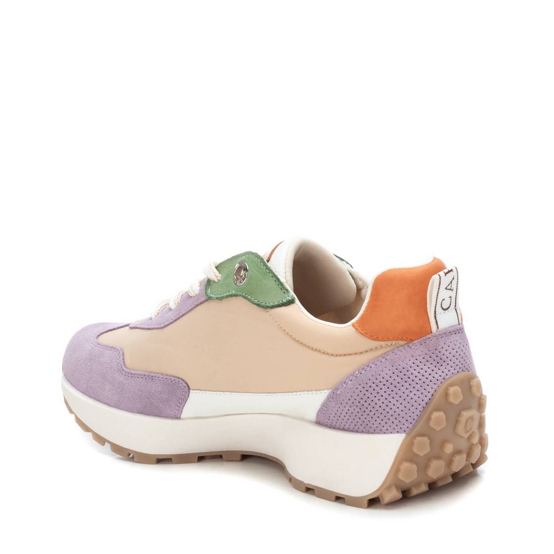 Carmela 16066406 baskets cuir violet pastel