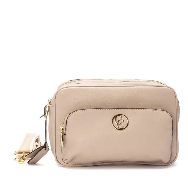 Carmela 18616602 sac bandoulière beige métallisé