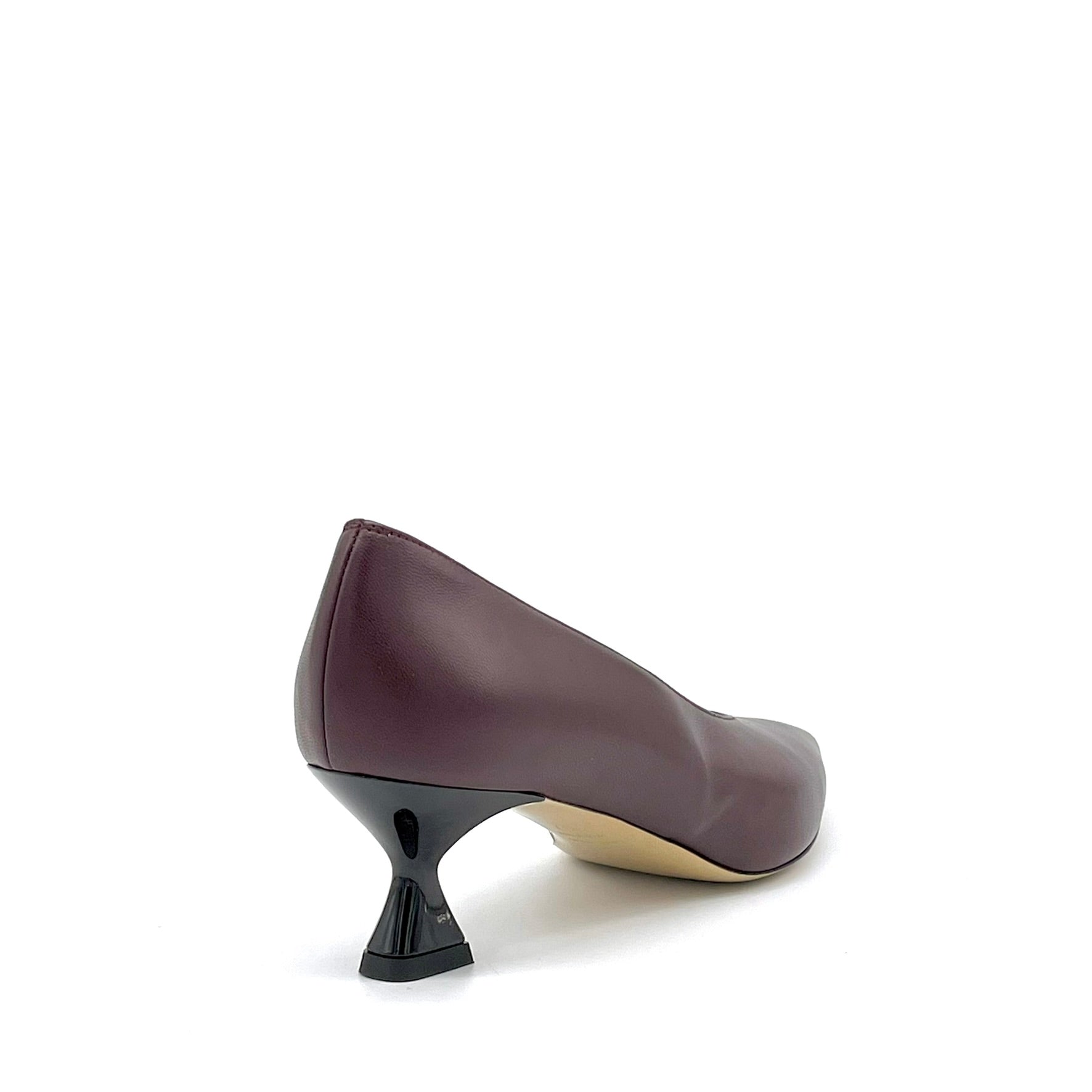 ELATA 56505 escarpins cuir bordeaux talon 5,5 cm