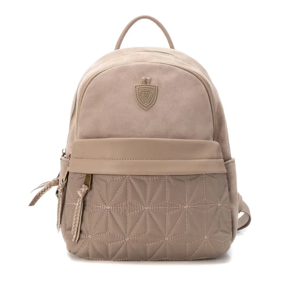 Carmela 18605001 sac à dos marron cuir 7 poches